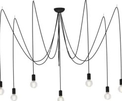 Lampa wisząca SPIDER BLACK VII (6785) Nowodvorski - żyrandol