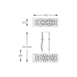 Lampa wisząca SPRING złota (P0578-06C-V7V7) - Zuma Line
