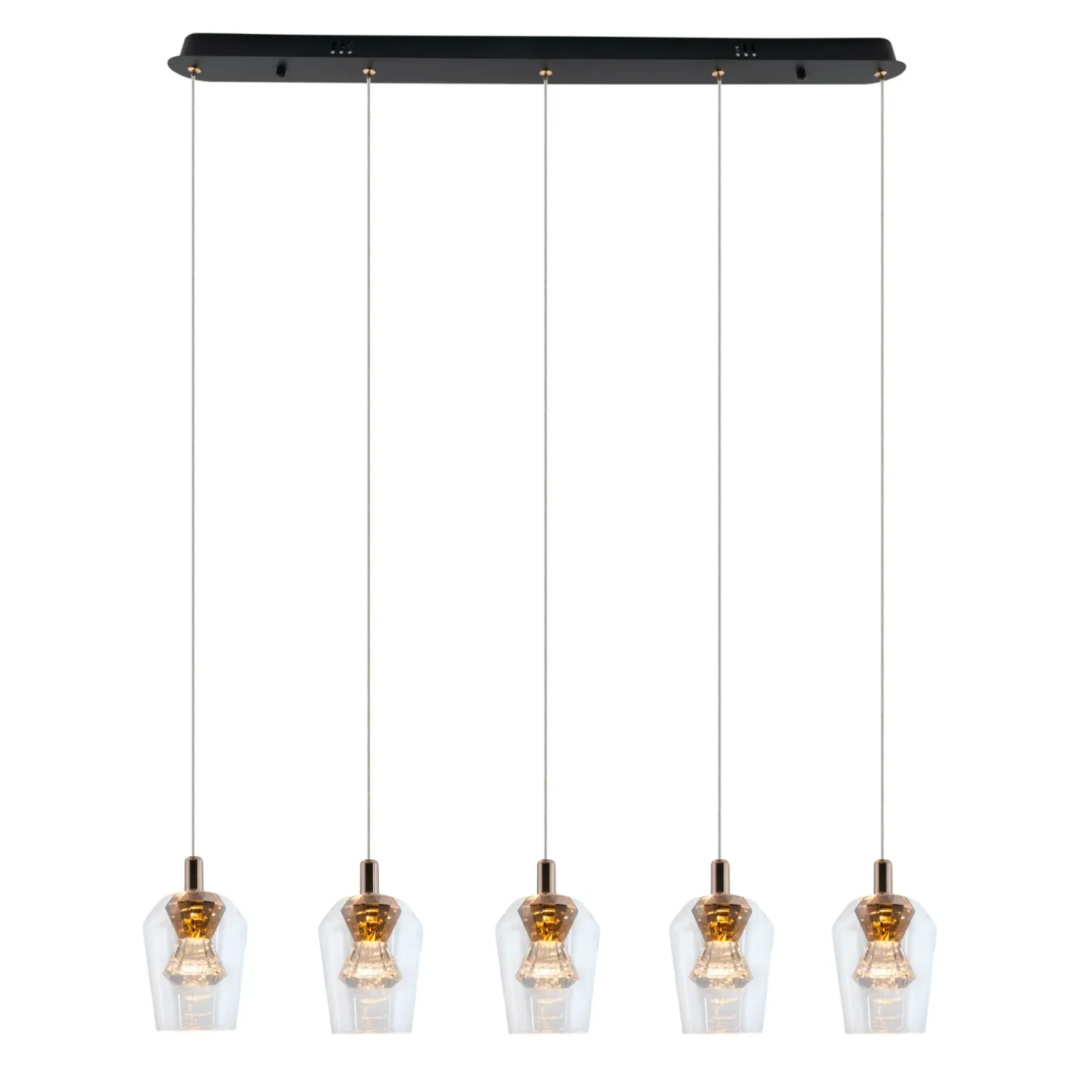 Lampa Wisząca Tasa 5 LED czarna (PL0143-5) - Yaskr
