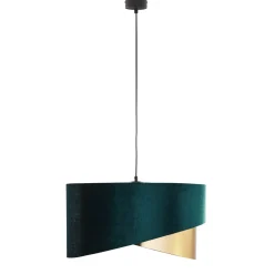 Lampa wisząca TERCINO GREEN/GOLD ŚCIĘTA Ø 50 (6433) - TK Lighting