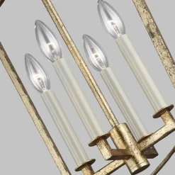 Lampa wisząca Thayer - 4 źródła światła (QN-THAYER-4P-ADB) - Quintiesse