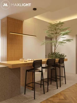 Lampa wisząca TRIO 1 ściemnialna (P0310D) - Maxlight