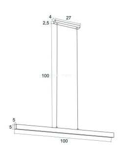 Lampa wisząca VERMONT ARGON 3951 - żyrandol
