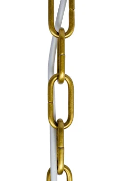 Lampa wisząca VICE mosiądz (MD10961-1S.BRASS) - King Home