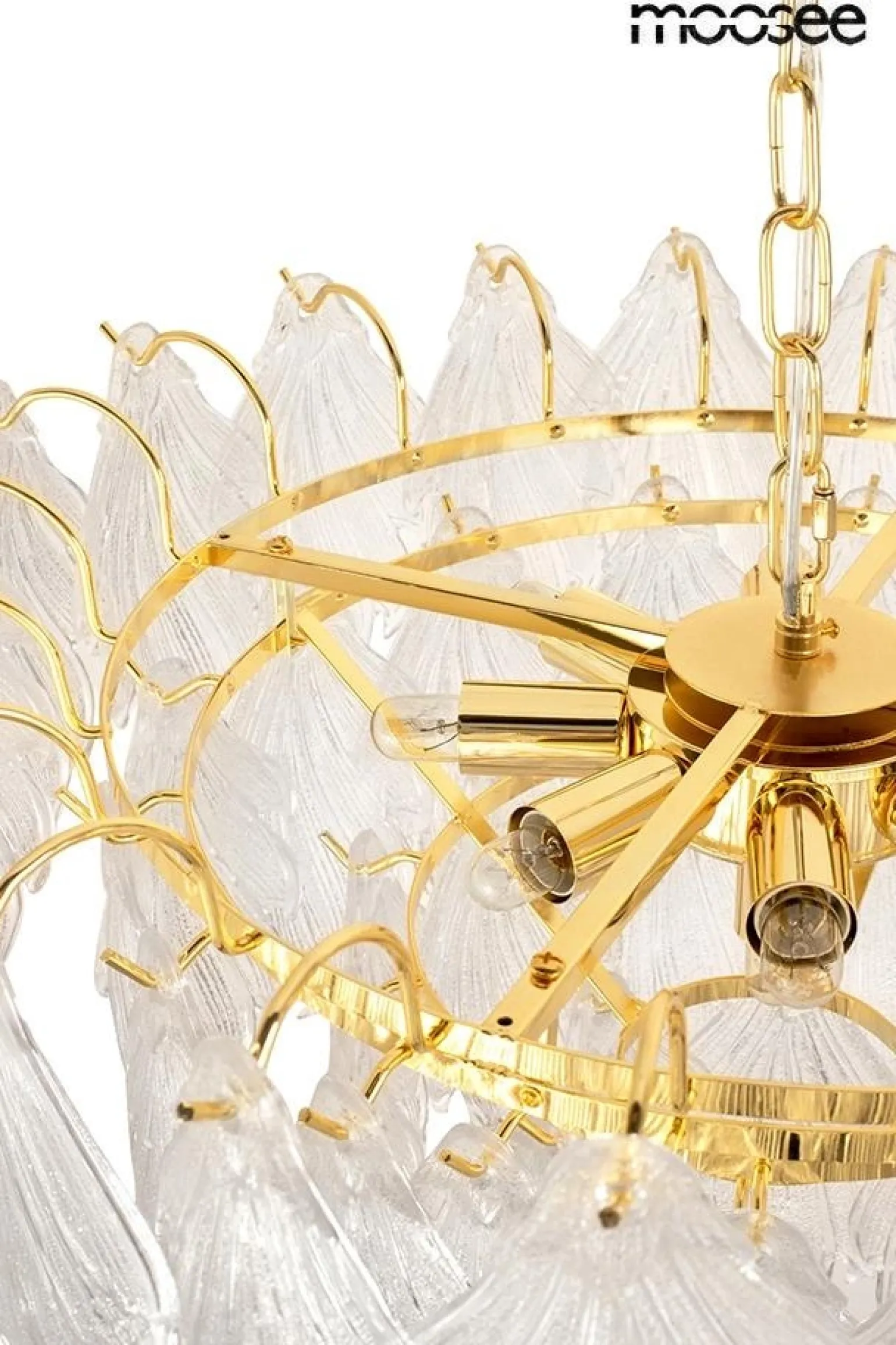 Lampa wisząca w stylu Art Deco MOOSEE SCARLETT 60 złota (MSE1501100564) - Moosee