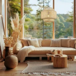 Lampa wisząca w stylu boho HESTIA 1xE27 (ML1809) - Milagro