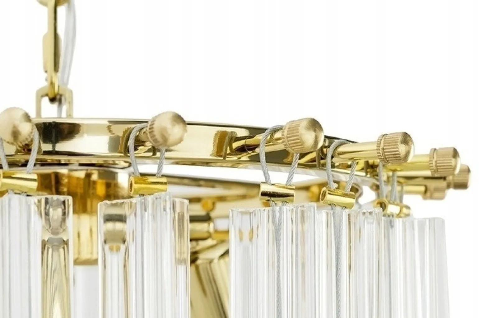 Lampa wisząca WAVE złota 60 cm (DP0339-600 gold) - Step into Design