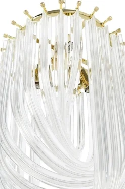 Lampa wisząca WAVE złota 60 cm (DP0339-600 gold) - Step into Design