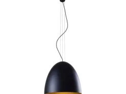 LAMPA WISZĄCA, ŻYRANDOL EGG BLACK | CZARNY L (9024) - Nowodvorski - żyrandol