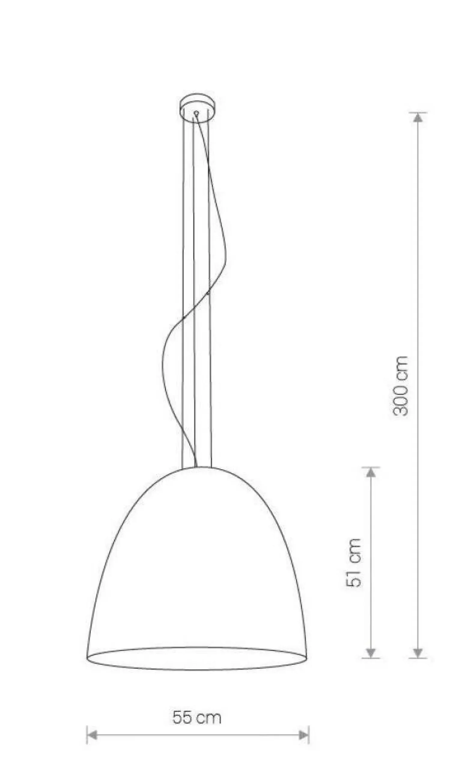 LAMPA WISZĄCA, ŻYRANDOL EGG WHITE | BIAŁY L (9023) - Nowodvorski - żyrandol