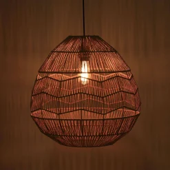 Lampa wisząca z papieru 38x38x138cm (55865-017) - DIJK