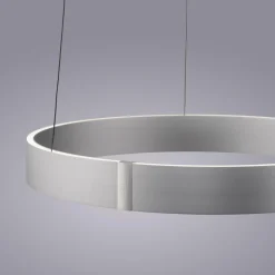 Lampa wisząca z płynną regulacją wysokości PURE E-CLIPSE ALUMINIUM (2560-95) - Paul Neuhaus