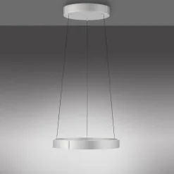 Lampa wisząca z płynną regulacją wysokości PURE E-CLIPSE ALUMINIUM (2560-95) - Paul Neuhaus