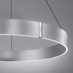 Lampa wisząca z płynną regulacją wysokości PURE E-CLIPSE ALUMINIUM (2561-95) - Paul Neuhaus