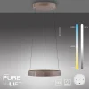 Lampa wisząca z płynną regulacją wysokości PURE E-CLIPSE METALICZNY BRĄZ (2560-34) - Paul Neuhaus
