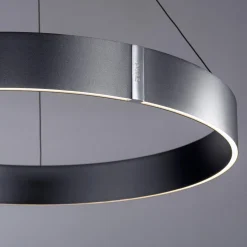 Lampa wisząca z płynną regulacją wysokości PURE E-CLIPSE SZARY (2561-15) - Paul Neuhaus