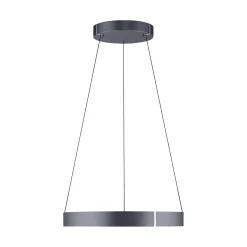 Lampa wisząca z płynną regulacją wysokości PURE E-CLIPSE SZARY (2561-15) - Paul Neuhaus