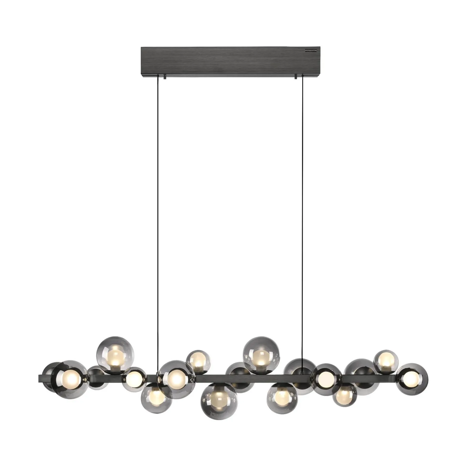 Lampa wisząca z płynną regulacją wysokości PURE E-POPUP 120cm SZARY (2557-15) - Paul Neuhaus