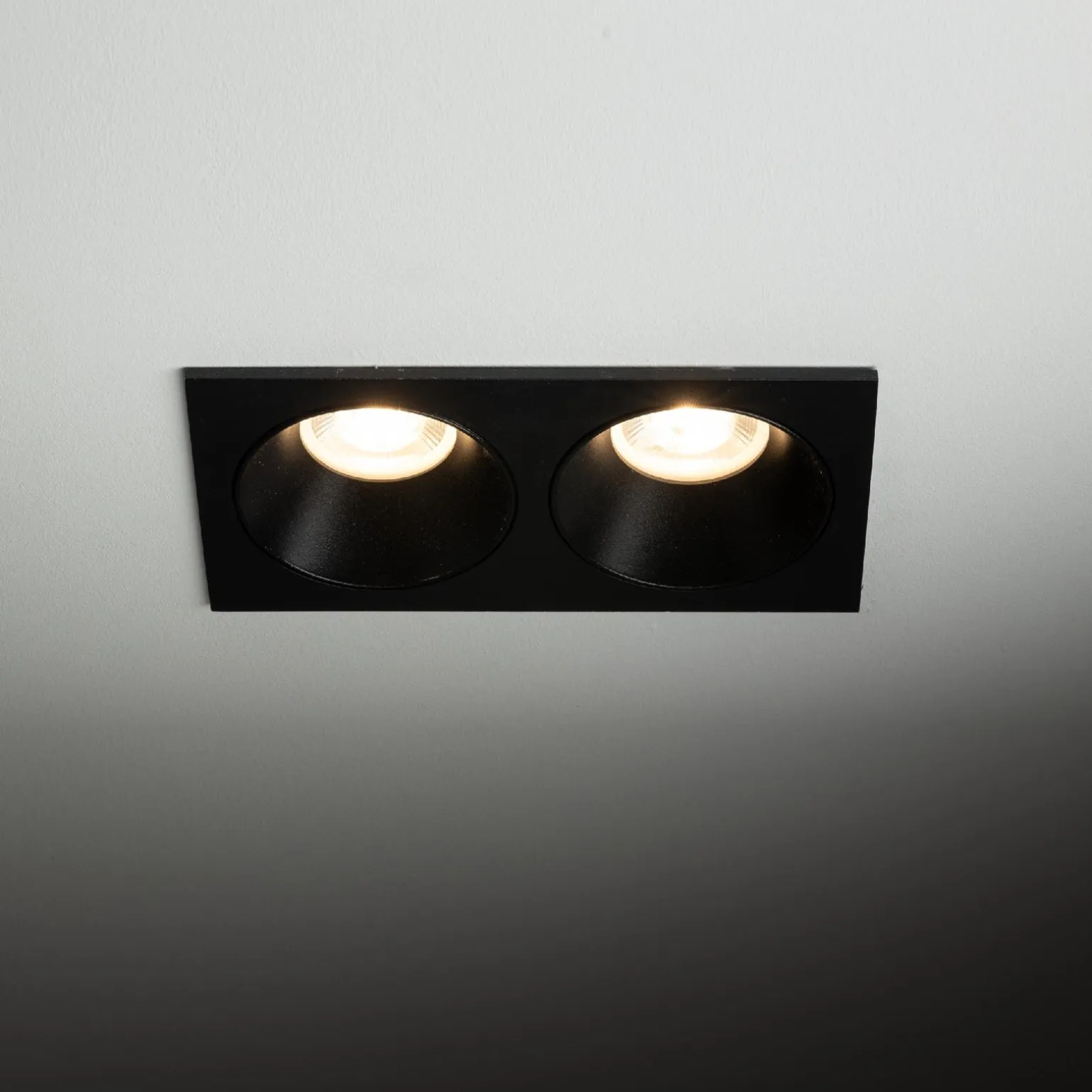 Lampa wpuszczana PRISMA DUO BLACK 2 XGU10 (10579) - TK Lighting