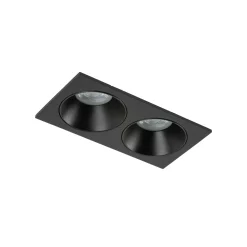 Lampa wpuszczana PRISMA DUO BLACK 2 XGU10 (10579) - TK Lighting