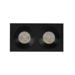 Lampa wpuszczana PRISMA DUO BLACK 2 XGU10 (10579) - TK Lighting