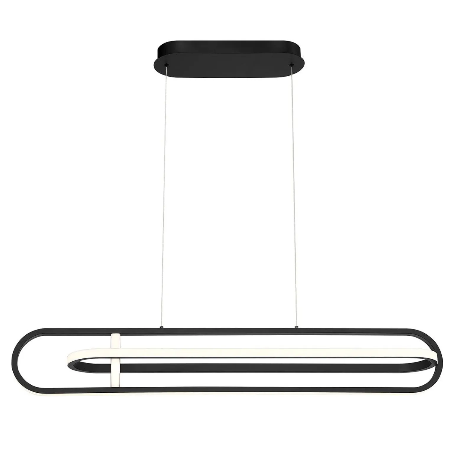 Lampa wyspowa Demark - Matowa czerń (QN-DEMARK-LP-BK) - Quintiesse