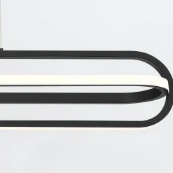 Lampa wyspowa Demark - Matowa czerń (QN-DEMARK-LP-BK) - Quintiesse