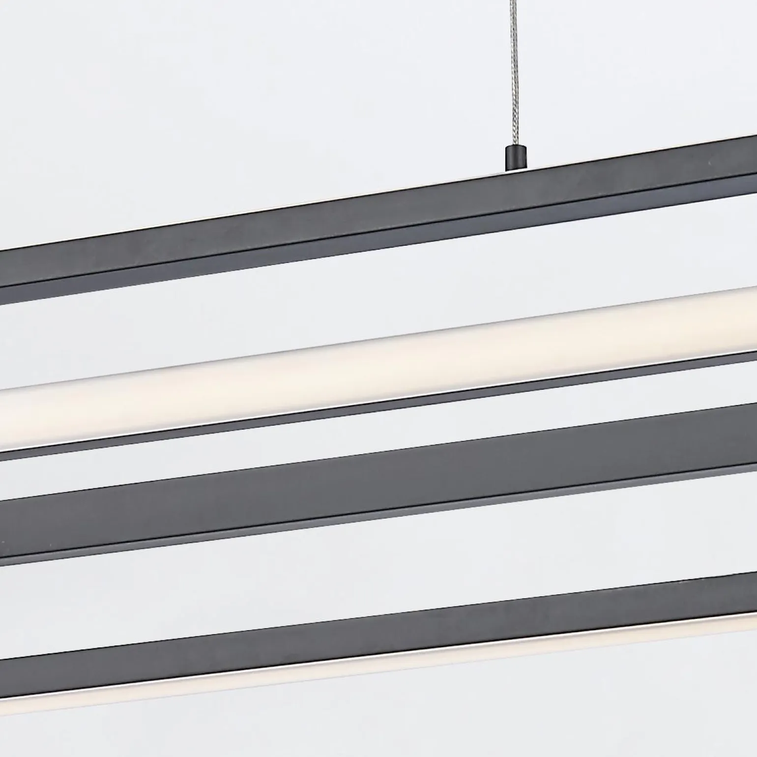 Lampa wyspowa Demark - Matowa czerń (QN-DEMARK-LP-BK) - Quintiesse