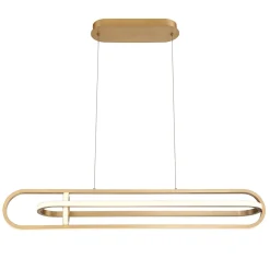 Lampa wyspowa Demark - Szczotkowane złoto (QN-DEMARK-LP-BG) - Quintiesse