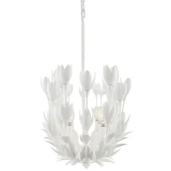 Lampa wyspowa Flora - 10 źródeł światła - Tynk strukturalny (QN-FLORA10-WHT) - Quintiesse