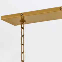 Lampa wyspowa Flora - 10 źródeł światła - Oksydowane złoto (QN-FLORA10-GD) - Quintiesse