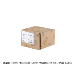 Lampa z klipsem LAGOS BLACK (16025) - TK Lighting