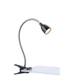 Lampa z klipsem TULIP Klip 1L Czarny