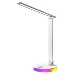 Lampka biurkowa Bruno White 5W LED RGB (ML1629) - Milagro