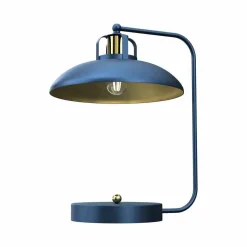 Lampka biurkowa FELIX NAVY BLUE/GOLD 1xE27 (MLP7716) - Milagro