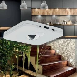 Lampka Podszafkowo-Schodowa Stanley Biały 3CCT 7,5*7,5cm (EKB1391) - Eko-Light