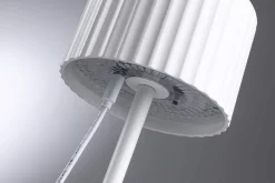 Lampka stołowa solarna ELSE LED DIM USB-C 3,7W 250lm 2700K IP44 biały / aluminium (PL94879) - PAULMANN