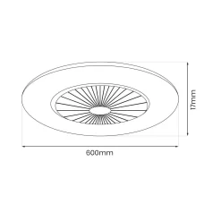 Lampowentylator ZEPHYR GOLD 48W LED+ PILOT (ML1517) - Milagro