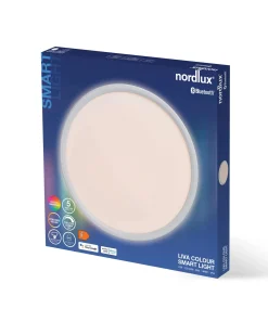 Lampy sufitowe LivaSmart Nordlux LED Tworzywo sztuczne Biały