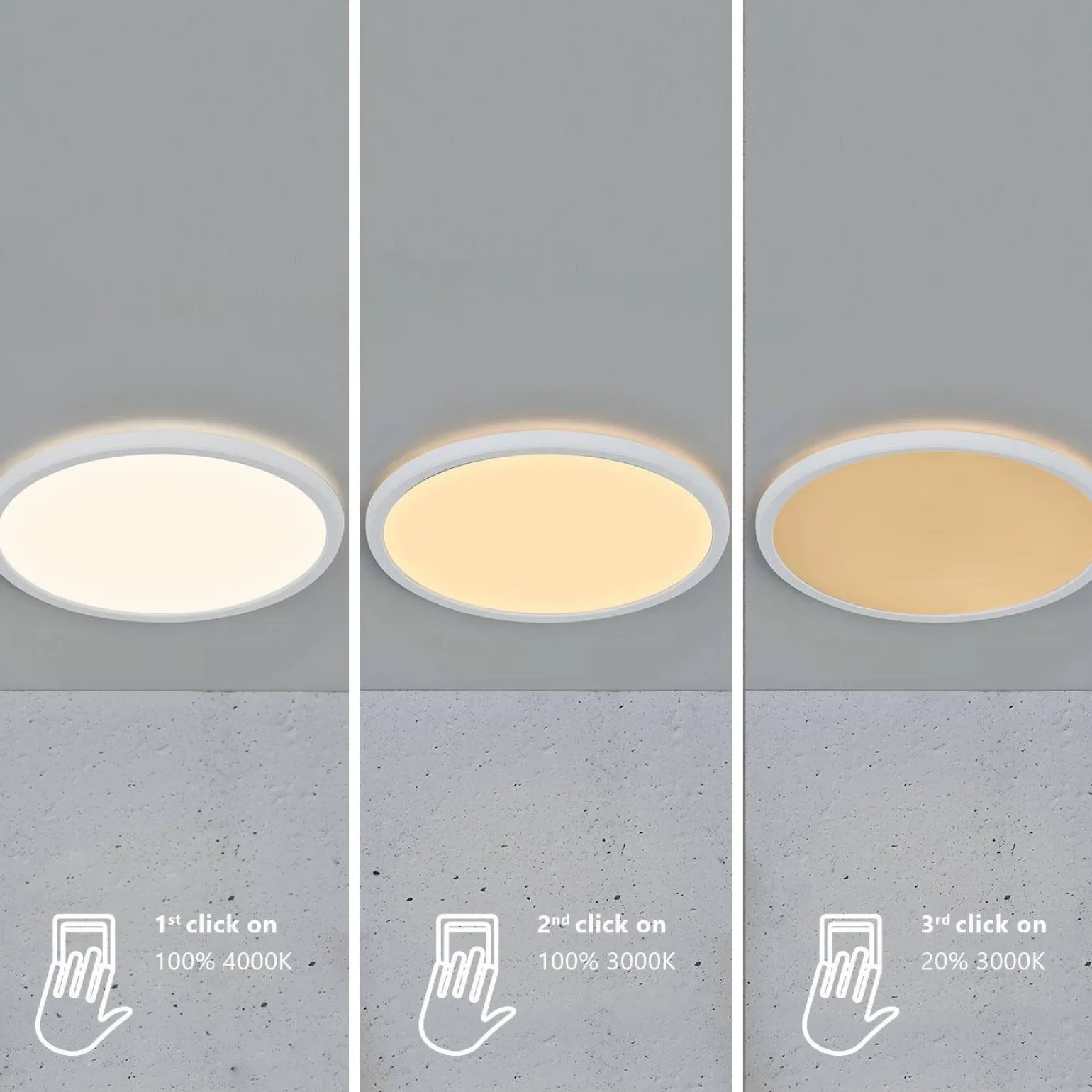 Lampy sufitowe OJA Nordlux LED Tworzywo sztuczne Biały