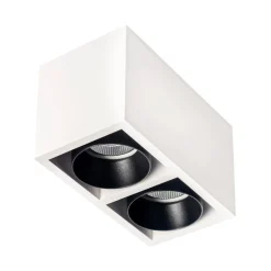 LED lampa COURSE 2 DIM 2*8,9WWhite&Black IP20 CRI80 3000K (03370W/B) - ZARlight