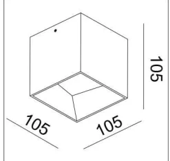 LED lampa SKY OK ED DIM 1*9,6W White IP44 CRI80 3000K (03333W) - ZARlight