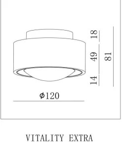 LED lampa VITALITY EXTRA-10W DIM White IP20 CRI90 3000K (03377W) - ZARlight
