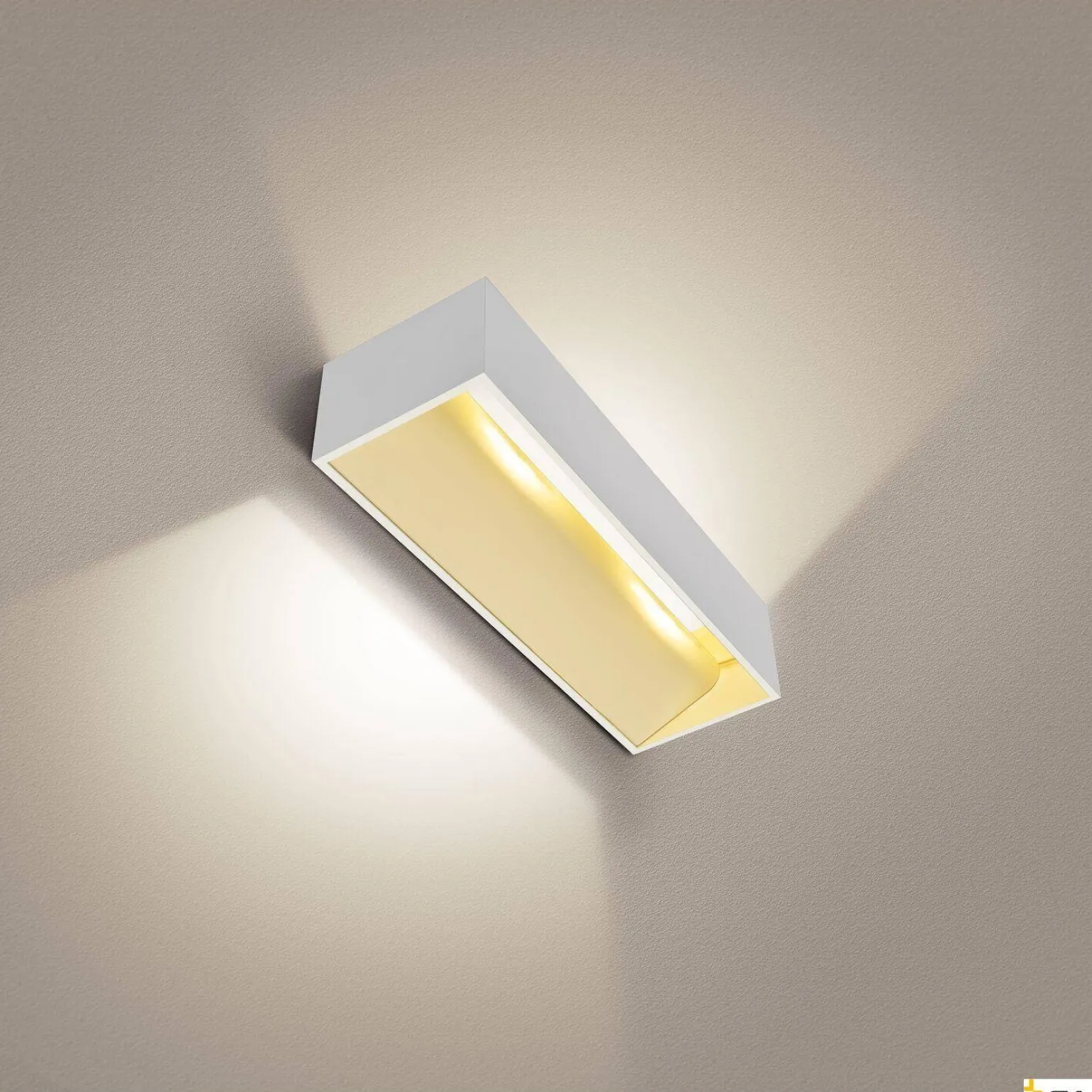 LOGS IN L lampa naścienna LED, wewnętrzna, kolor biały, 3000K, funkcja ściemniania TRIAC (1002844) - SLV