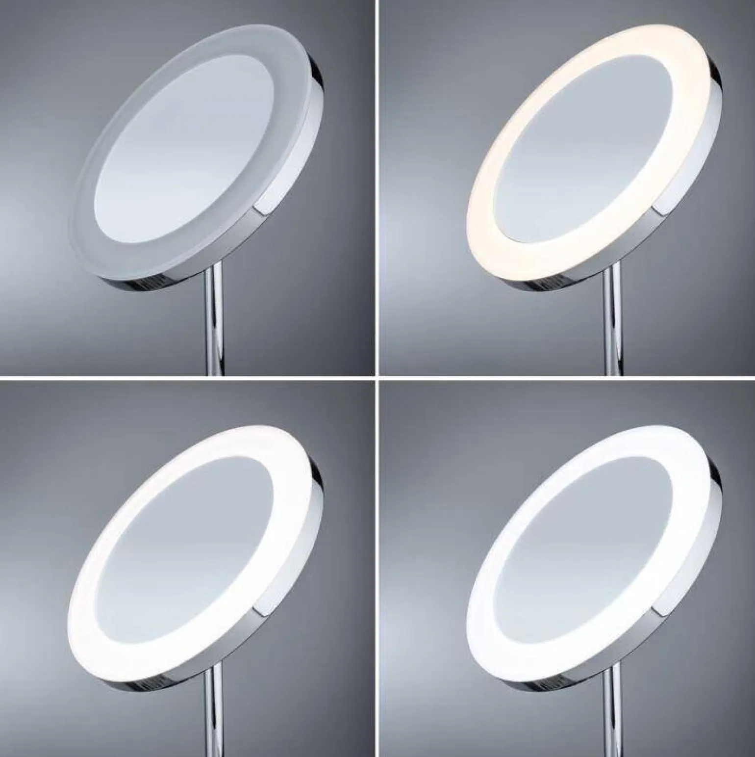 Lusterko kosmetyczne MASUA LED 4W 2700/4000/6500K +wyłącznik IP44 230V chrom / metal (PL71150) - PAULMANN
