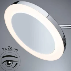 Lusterko kosmetyczne MASUA LED 4W 2700/4000/6500K +wyłącznik IP44 230V czarny matowy / metal (PL71148) - PAULMANN