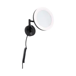 Lusterko kosmetyczne MASUA LED 4W 2700/4000/6500K +wyłącznik IP44 230V czarny matowy / metal (PL71149) - PAULMANN