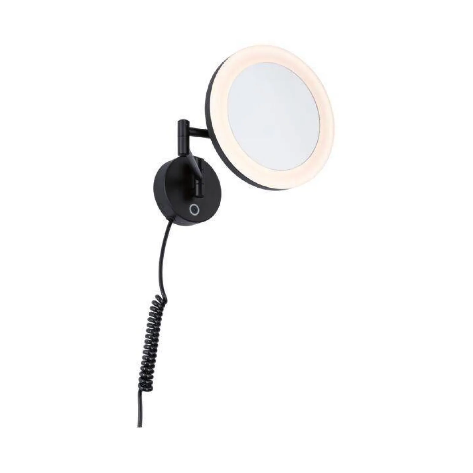 Lusterko kosmetyczne MASUA LED 4W 2700/4000/6500K +wyłącznik IP44 230V czarny matowy / metal (PL71149) - PAULMANN