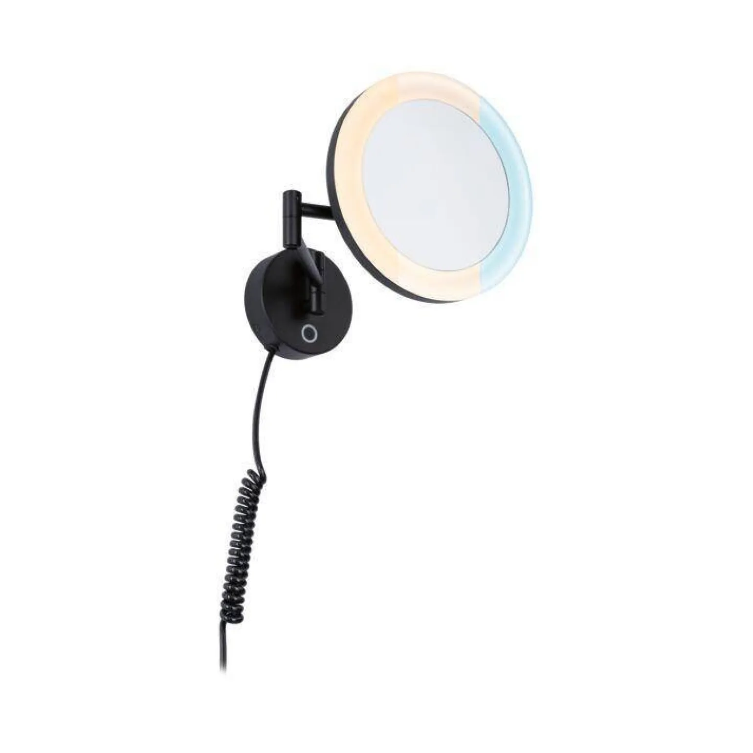 Lusterko kosmetyczne MASUA LED 4W 2700/4000/6500K +wyłącznik IP44 230V czarny matowy / metal (PL71149) - PAULMANN