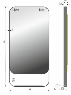 Lustro AMELIA PLUS - MCJ